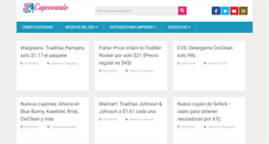 Desktop Screenshot of cuponeando.net